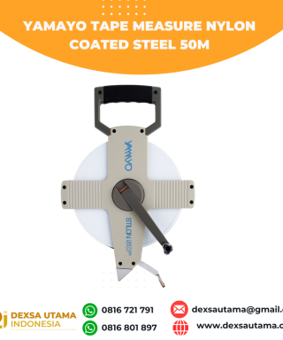 Yamayo Tape Measure Nylon Coated Steel 50M