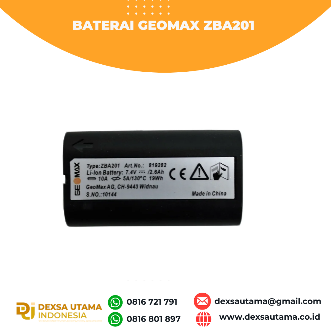 Baterai Geomax ZBA201