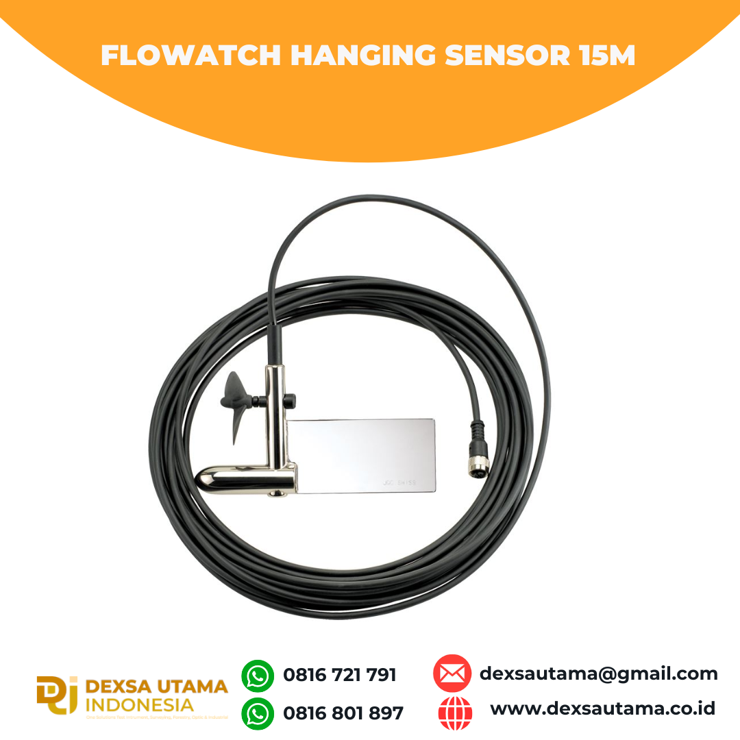 Flowatch hanging sensor with 15 m cable