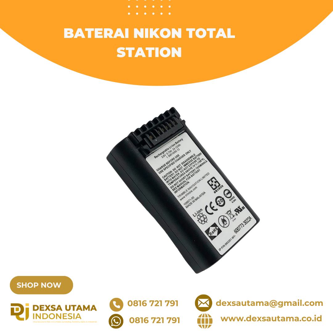 Baterai Nikon Total Station
