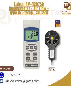 Lutron AM-4207SD Anemometer SD Card Real Time Data Recorder
