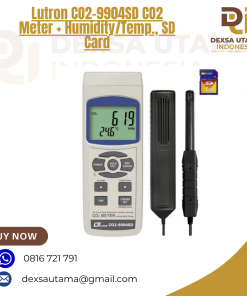 Lutron CO2-9904SD CO2 Meter + Humidity/Temp., SD Card