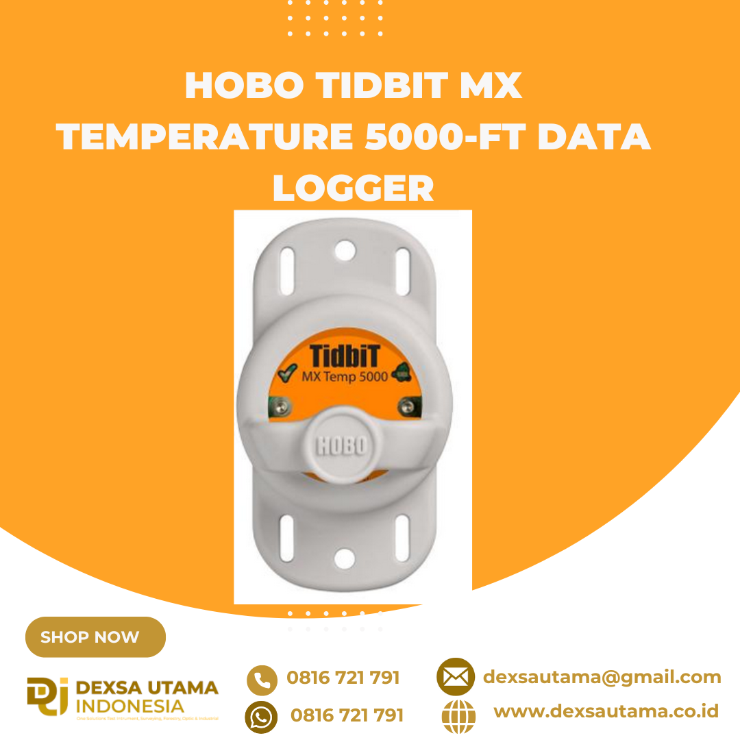 HOBO TidbiT MX Temperature 5000-ft Data Logger