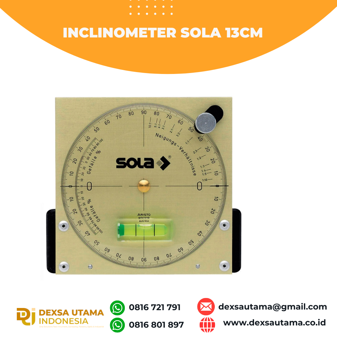 Inclinometer Sola 13cm