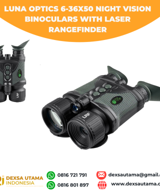 Luna Optics 6-36x50 Night Vision Binoculars with Laser Rangefinder