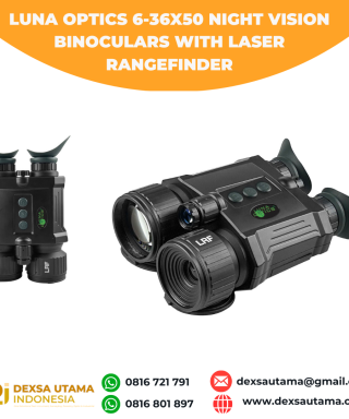 Luna Optics 6-36x50 Night Vision Binoculars with Laser Rangefinder(1)